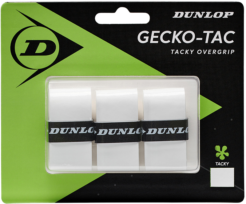 Dunlop D Tac Gecko-Tac 3 Overgrip St. Wit - Grip - Multi