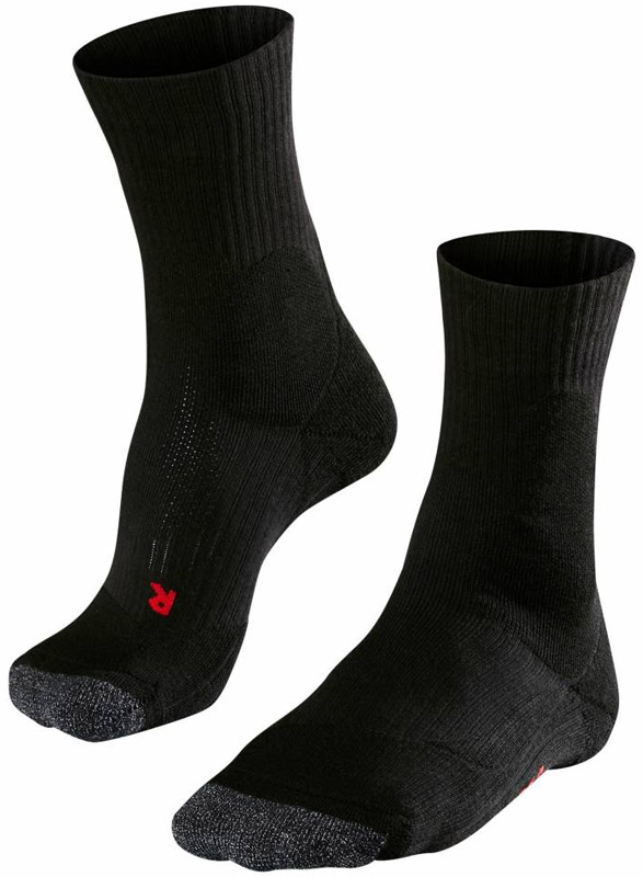 FALKE TE2 Tennis anti blaren, anti zweet Functioneel garen Heren Sportsokken zwart - Maat 44-45