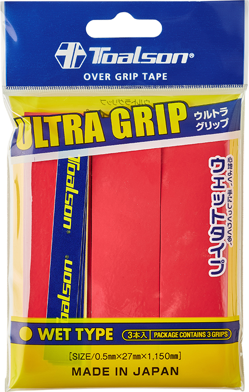 Toalson Ultra Grip 3 St. Rood - Grip - Multi