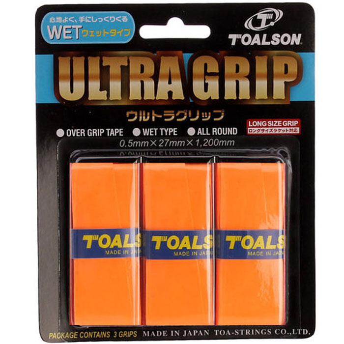 Toalson Overgrip Ultra 3 St. Oranje - Grip - Multi
