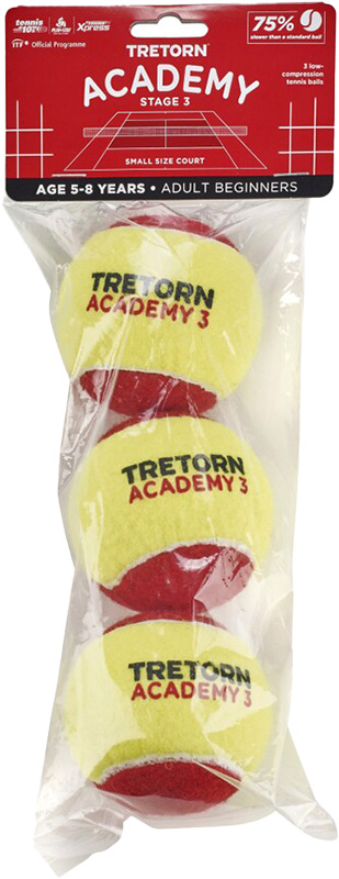 Tretorn Academy Rood 3 St.