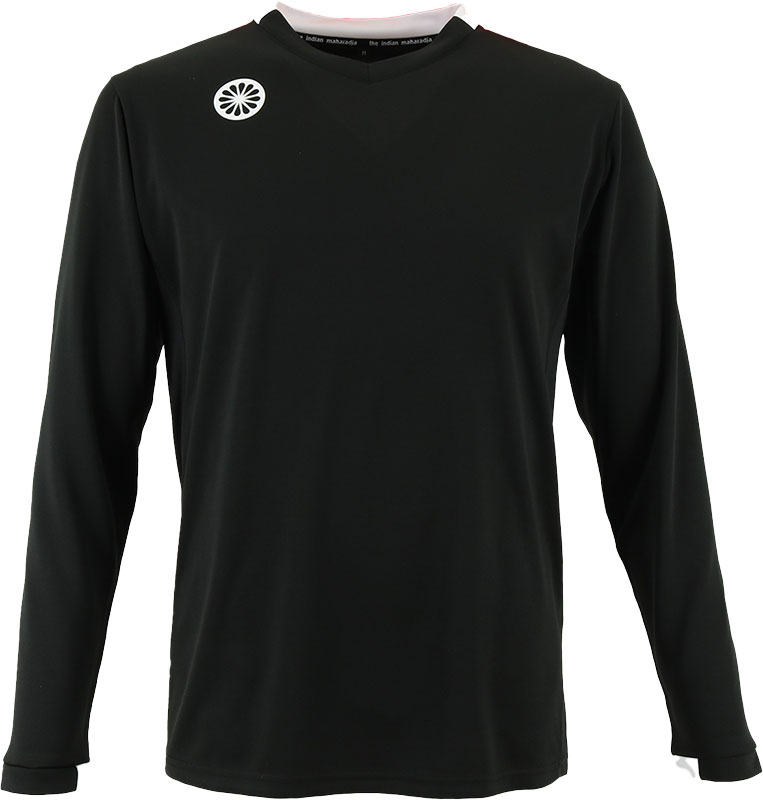 Indian Maharadja Tech Longsleeve Shirt Heren - sportshirts - zwart - Mannen