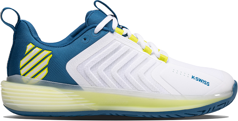 K-Swiss Ultrashot 3 Heren - Sportschoenen - Tennis - Smashcourt - White/Blue