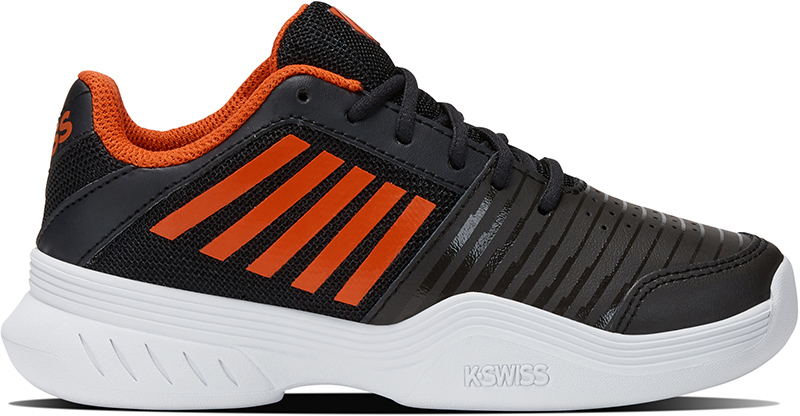 K-Swiss Court Express Indoor Junior - Sportschoenen - Tennis - Smashcourt - Black/Orange