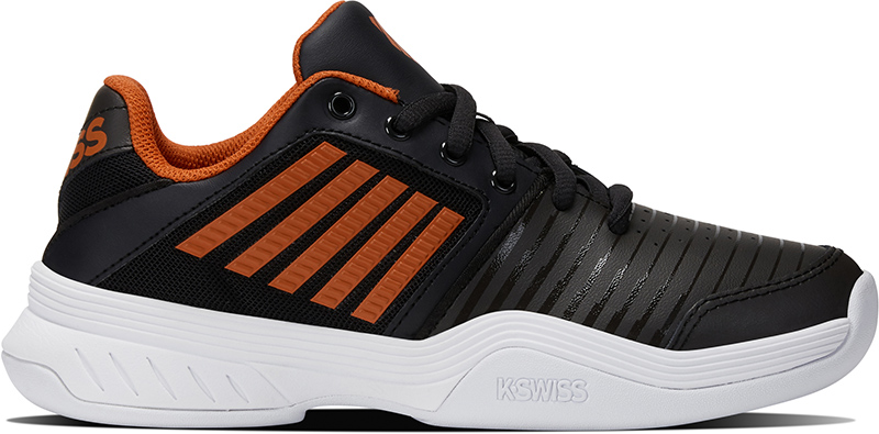 K-Swiss Court Express Indoor Junior - Sportschoenen - Tennis - Smashcourt - Black/Orange