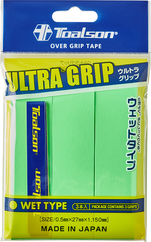 Toalson Ultra Overgrip 3 St. Groen