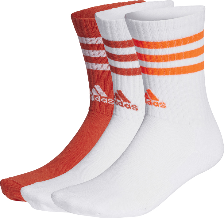 adidas 3 Stripes Cushioned 3-Pack Crew Sokken