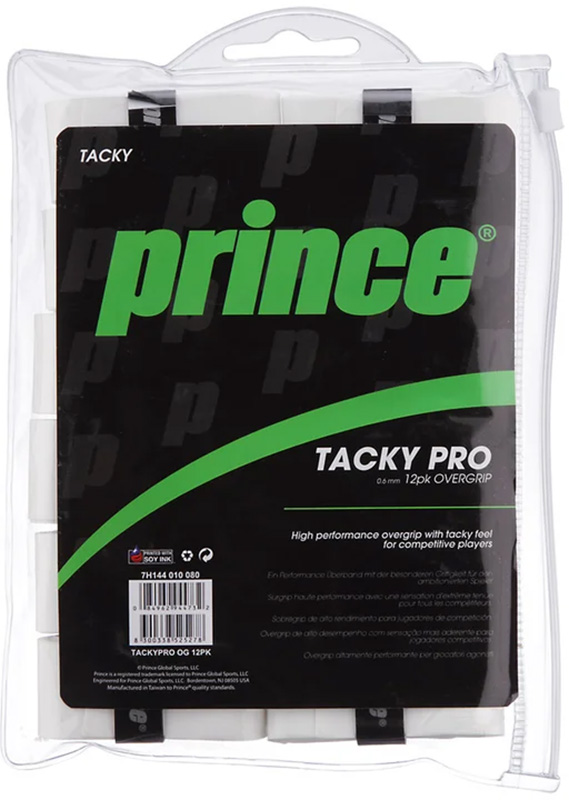 Prince Tackypro Overgrip 12-pack White