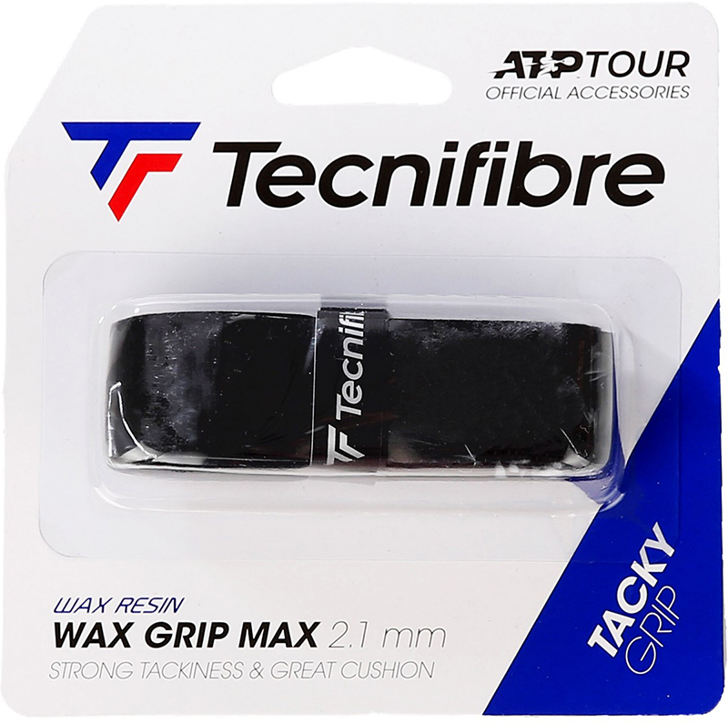 Tecnifibre Wax Grip Max - zwart - basisgrip - 2.1 mm
