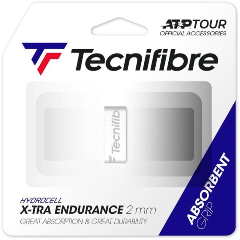 Tecnifibre Xtra Endurance - Tennisgrip - 2.00mm - Wit