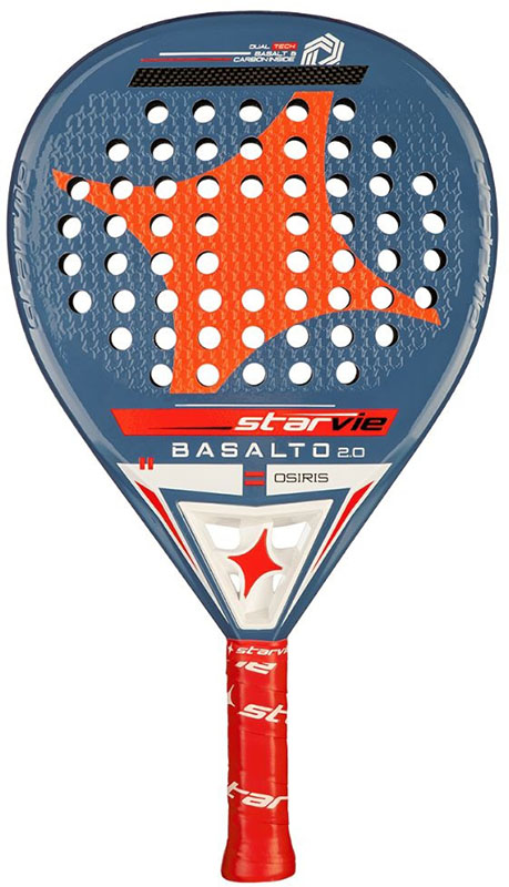 StarVie Basalt Osiris Pro (Druppel) - 2023 padelracket blauw/oranje