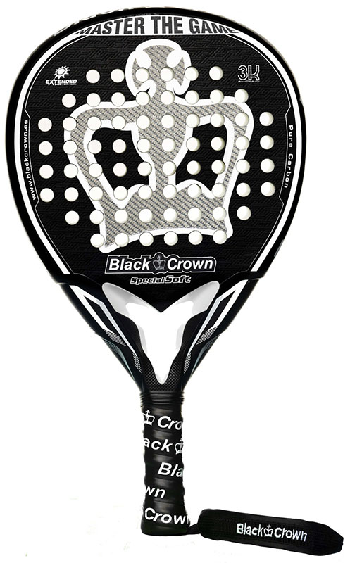 Black Crown Special Soft (Druppel) - 2023 padel racket zwart/wit