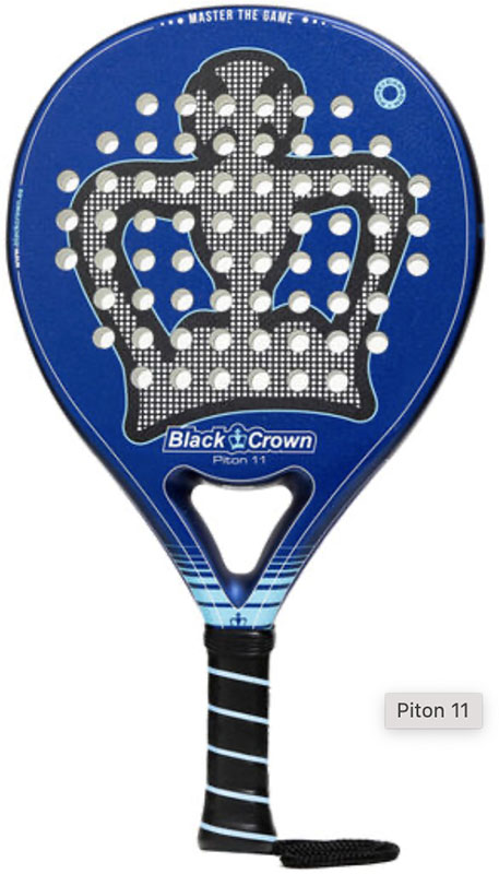 Black Crown Piton 11 - 3K (Rond) - 2023 padelracket