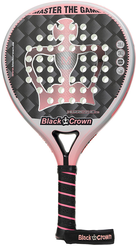 Black Crown Hurricane 2.0 (Rond) - 2023 padel racket