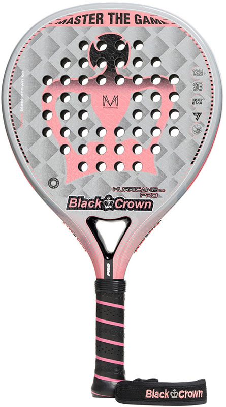 Black Crown Hurricane Pro 2.0 - 12K (Rond) - 2023 padel racket