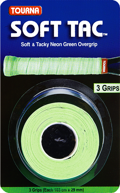 Tourna Soft Tac Overgrip 3 Pcs. Green