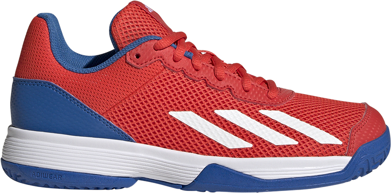 adidas Performance Courtflash Tennis Schoenen - Kinderen - Rood - 38
