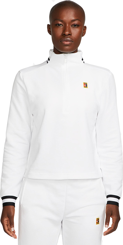 Nike Court Fleece Heritage Half Zip Top