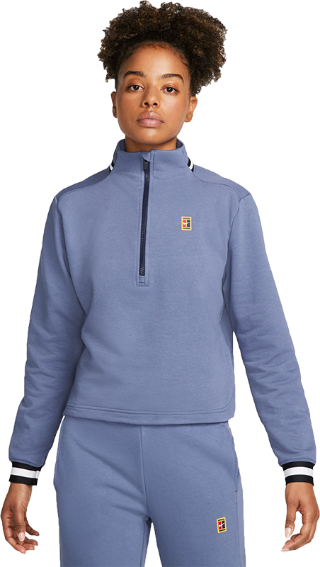 Nike Court Fleece Heritage Half Zip Top