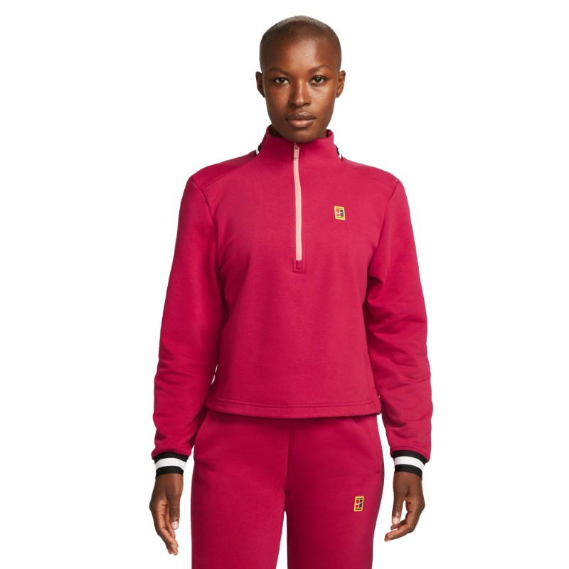 Nike Court Fleece Heritage Half Zip Top