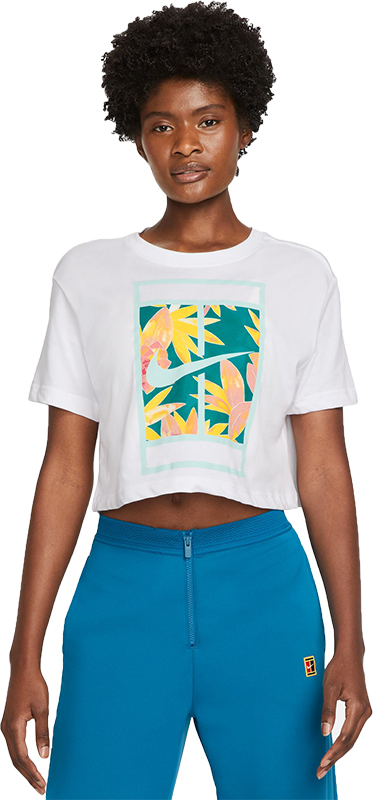 Nike Court Heritage Logo Cropped Slam Top