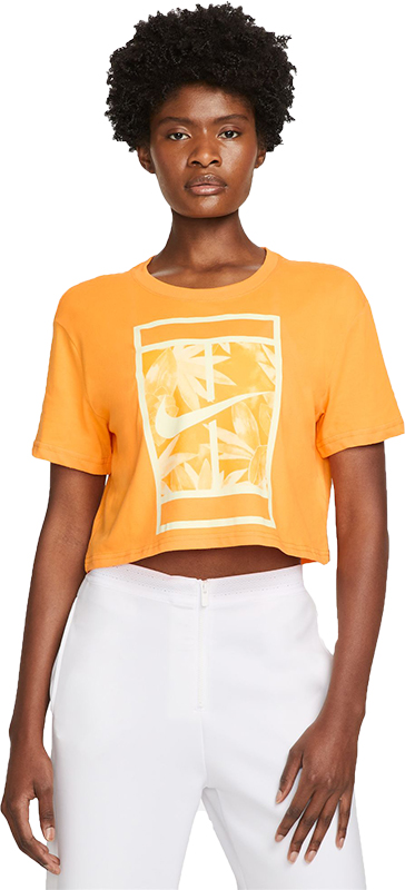Nike Court Heritage Logo Cropped Slam Top