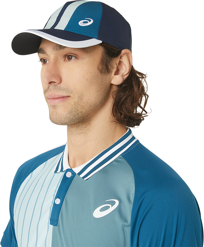 Asics Cap Graphic Unisex Blauw