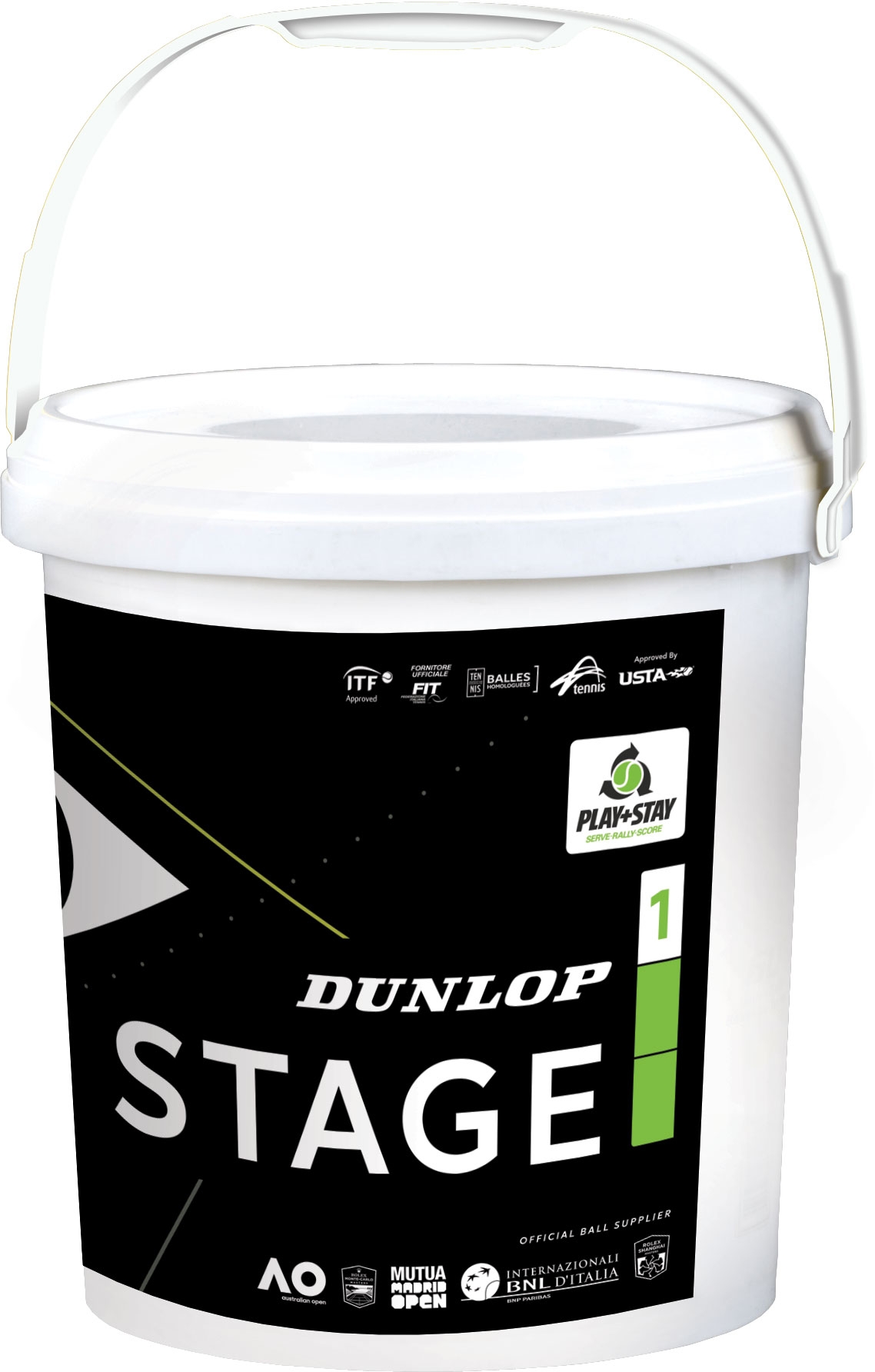 Dunlop Stage 1 Groen Bucket 60St Groengeel dunlop kopen in de aanbieding