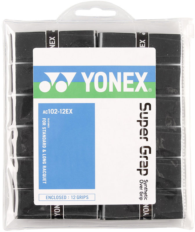 Yonex Super Grap 12 St Zwart yonex kopen in de aanbieding Yonex Super Grap 12 St Zwart yonex kopen in de aanbieding