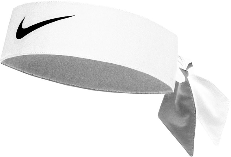 Nike Tennis Head Tie Wit nike kopen in de aanbieding
