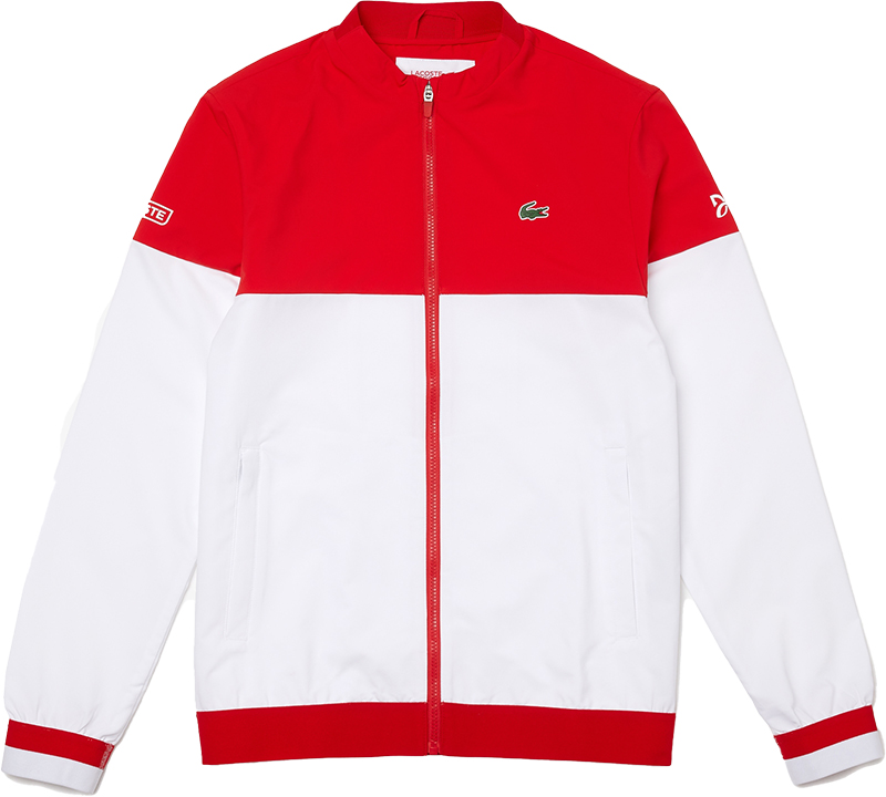 Lacoste Djokovic Jacket Heren - sportvest - rood/wit